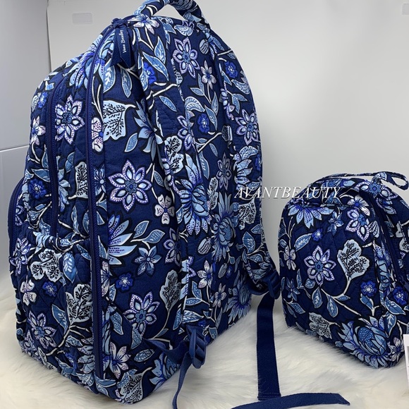 Tropics tapestry Vera Bradley backpack lunch lunch - Picture 2 of 8